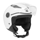 Casque jet enfant scooter homologué ECE 22.06 | JetPlay Blanc - LE PRATIQUE DU MOTARD