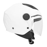 Casque jet enfant scooter homologué ECE 22.06 | JetPlay Blanc - LE PRATIQUE DU MOTARD