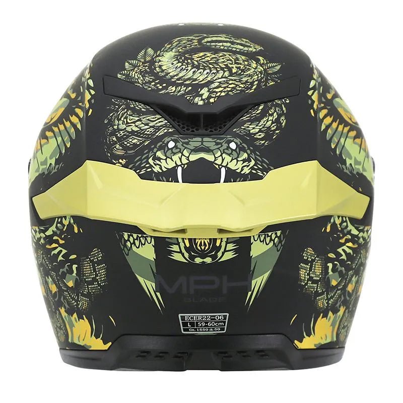 Casque intégral avec options avancées | Blade Cobra Homologué ECE 22.06 - LE PRATIQUE DU MOTARD