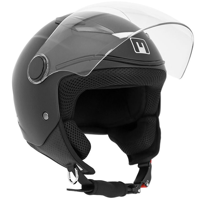 Casque Moto Enfant Jet Play Noir Mat — Protection ECE 22.06 - LE PRATIQUE DU MOTARD