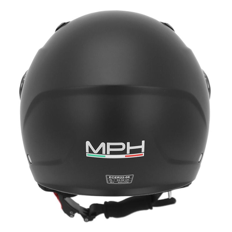 Casque Moto Enfant Jet Play Noir Mat — Protection ECE 22.06 - LE PRATIQUE DU MOTARD
