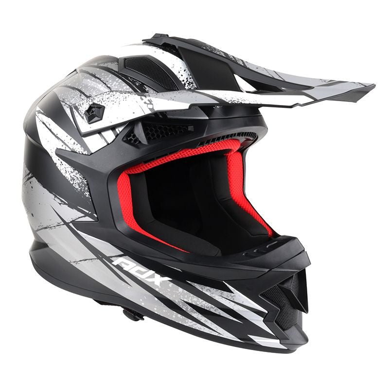 Casque Enduro/Cross ADX AC800 Noir Mat Déco - LE PRATIQUE DU MOTARD