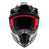 Casque Enduro/Cross ADX AC800 Noir Mat Déco - LE PRATIQUE DU MOTARD