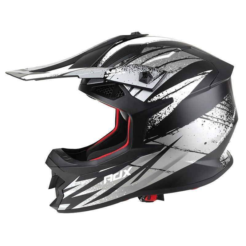Casque Enduro/Cross ADX AC800 Noir Mat Déco - LE PRATIQUE DU MOTARD