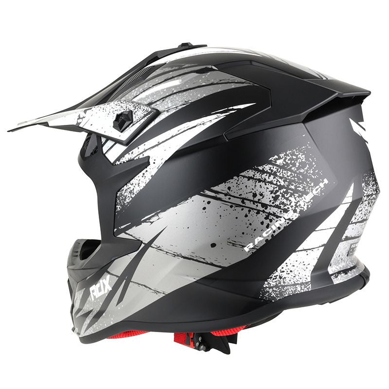 Casque Enduro/Cross ADX AC800 Noir Mat Déco - LE PRATIQUE DU MOTARD
