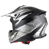 Casque Enduro/Cross ADX AC800 Noir Mat Déco - LE PRATIQUE DU MOTARD