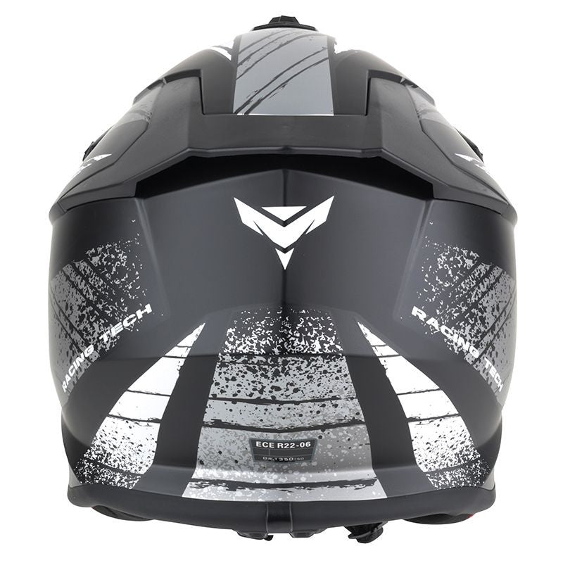 Casque Enduro/Cross ADX AC800 Noir Mat Déco - LE PRATIQUE DU MOTARD
