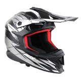 Casque Enduro/Cross ADX AC800 Noir Mat Déco - LE PRATIQUE DU MOTARD