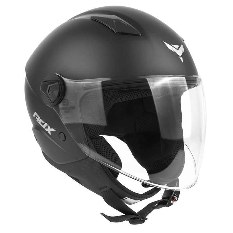 Casque Jet ADX AJ100 – Noir Mat (ECE 22.06) - LE PRATIQUE DU MOTARD