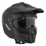 Casque Trial/Enduro ADX AT700 – Noir Mat Transformable avec Mentonnière Amovible (ECE 22.06) - LE PRATIQUE DU MOTARD