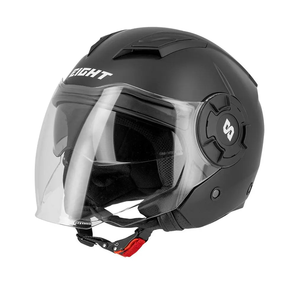 Casques Jet moto Noir Mat Le Pratique du Motard