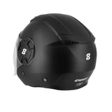 Casques Jet moto Noir Mat Le Pratique du Motard