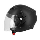 Casques Jet moto Noir Mat Le Pratique du Motard