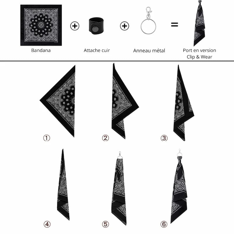 Bandana Cache - Cou “Sluruis Venom” – Look Agressif & Attitude Biker - LE PRATIQUE DU MOTARD