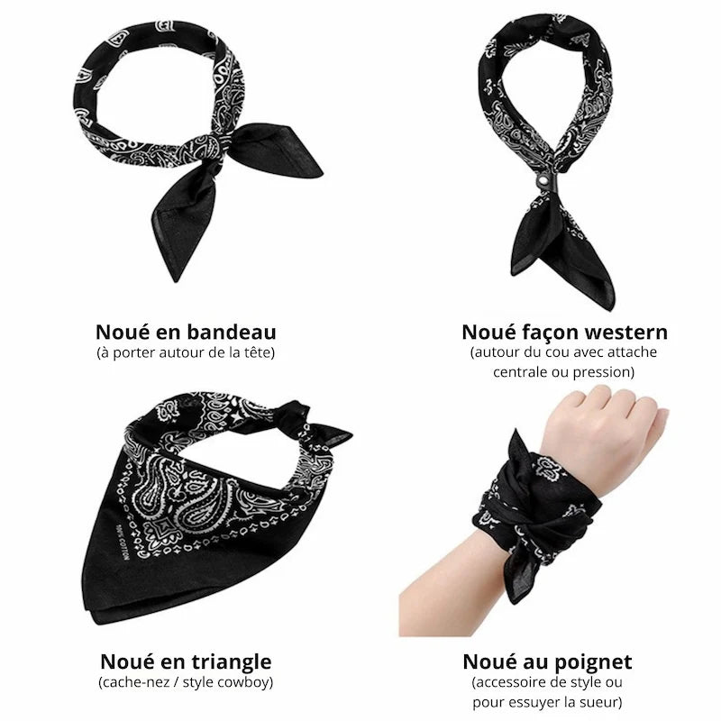 Bandana Cache - Cou “Sluruis Venom” – Look Agressif & Attitude Biker - LE PRATIQUE DU MOTARD