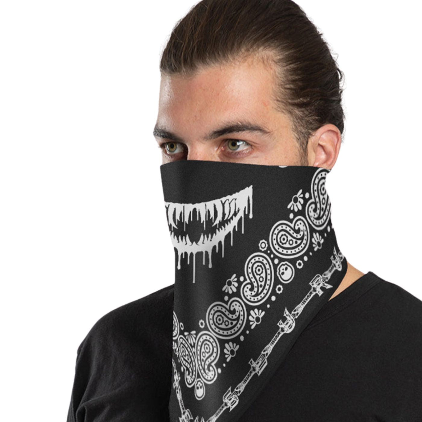 Bandana Cache - Cou “Sluruis Venom” – Look Agressif & Attitude Biker - LE PRATIQUE DU MOTARD