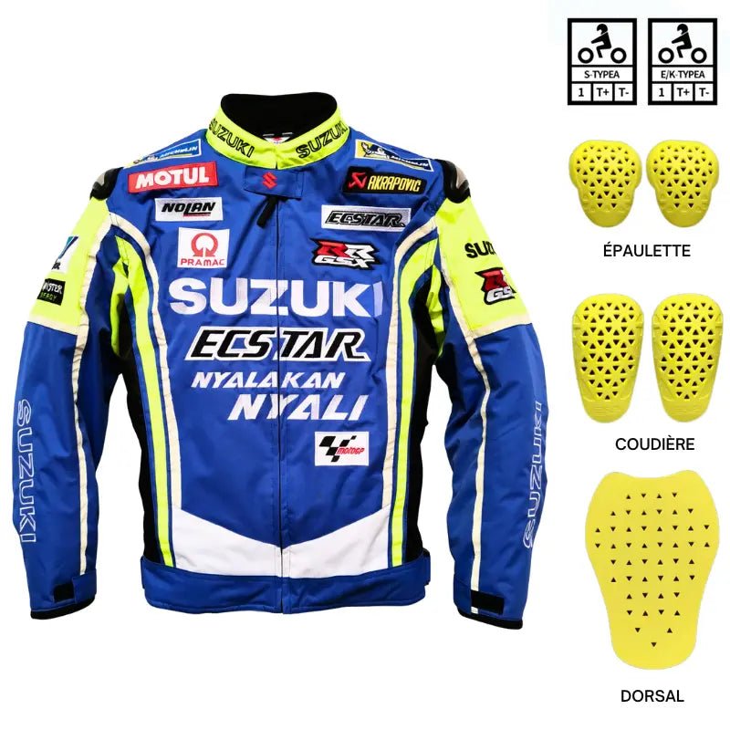 Blouson Moto 4 Saisons | Suzuki ECSTAR MotoGP - LE PRATIQUE DU MOTARD