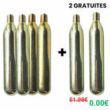 Pack Cartouche 33G CO2 - Gilet airbag moto. - LE PRATIQUE DU MOTARD Pack Cartouche 33G CO2 - Gilet airbag moto. - LE PRATIQUE DU MOTARD