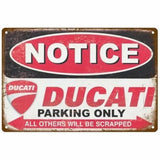 DUCATI metal decorative plate