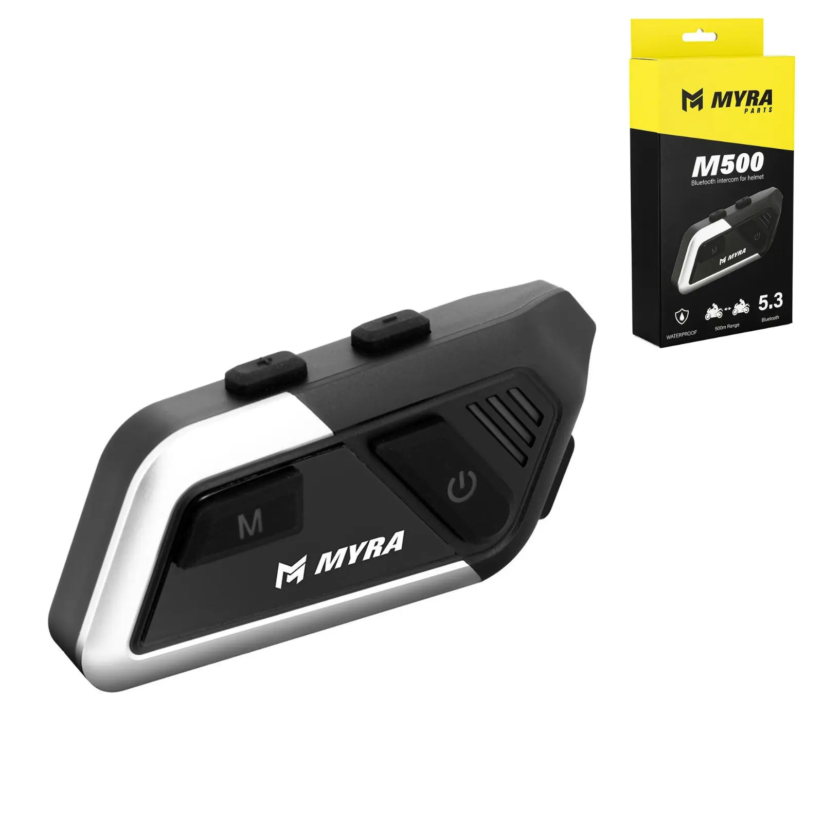 Intercom M500™ : 35h d'Autonomie & Bluetooth 5.3 - LE PRATIQUE DU MOTARD