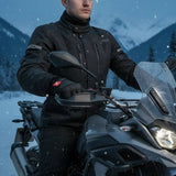 Gants Moto Hiver ASGARD : Cuir, Étanche & Manchette "Stop - Vent" - LE PRATIQUE DU MOTARD