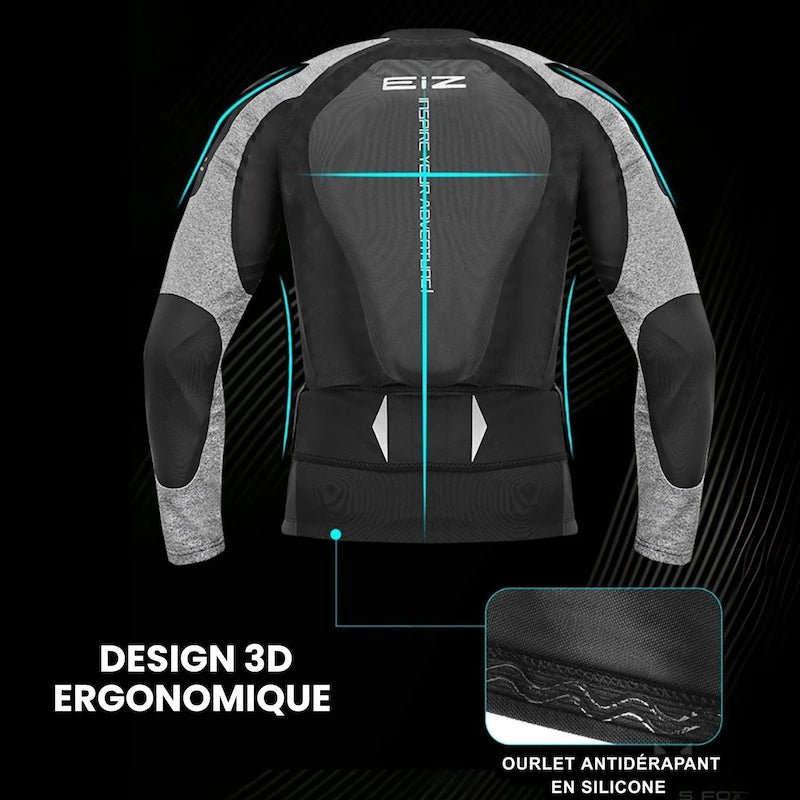 Gilet protection moto | EIZ ADVENTURE™ - LE PRATIQUE DU MOTARD