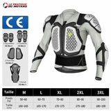 Gilet de protection anatomique moto | Bionic PG1 Blanc - LE PRATIQUE DU MOTARD