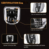 Plaque phare LED - Husqvarna - LE PRATIQUE DU MOTARD