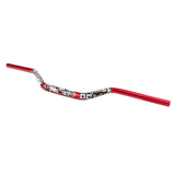 Guidon Fatbar Rouge 28,6mm - Confort & Performance - LE PRATIQUE DU MOTARD