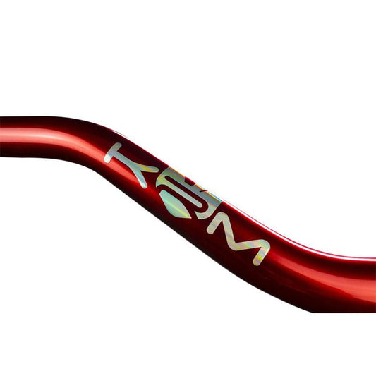 Guidon aluminium oversize 28,6 mm rouge – KRM Pro Ride avec mousse  - LE PRATIQUE DU MOTARD