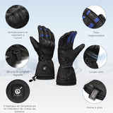 Gants Chauffants Moto carbone | RacerPro™ - LE PRATIQUE DU MOTARD