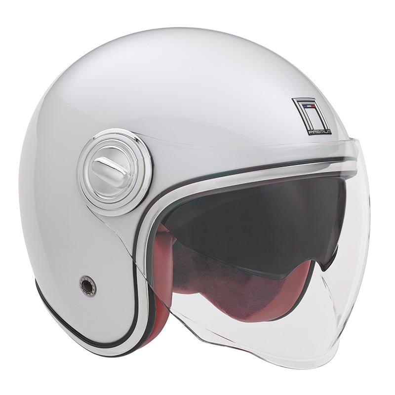 Casque Moto Jet Heritage Blanc Perle | NOX - LE PRATIQUE DU MOTARD