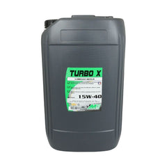 HUILE MOTEUR 4 TEMPS MINERVA MOTOCULTURE TURBO X 15W40 (25L) (100% FRANCE) - LE PRATIQUE DU MOTARD