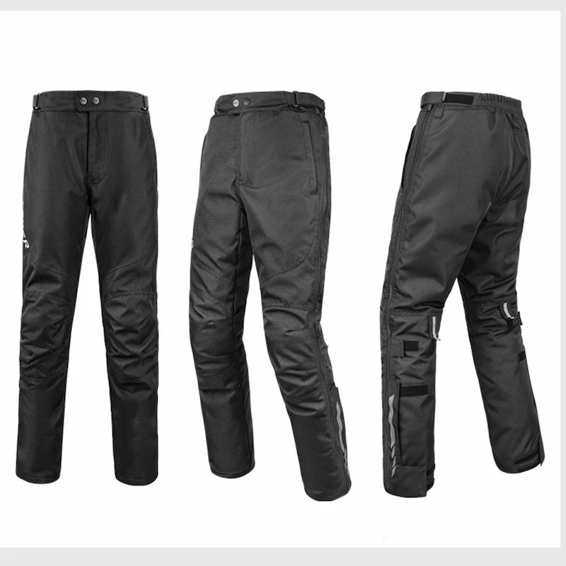 Surpantalon moto femme — zip latéral, étanche, CE2 | BORÉALE™ - LE PRATIQUE DU MOTARD