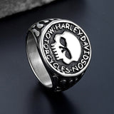 Biker ring 1% 1st (Silver)