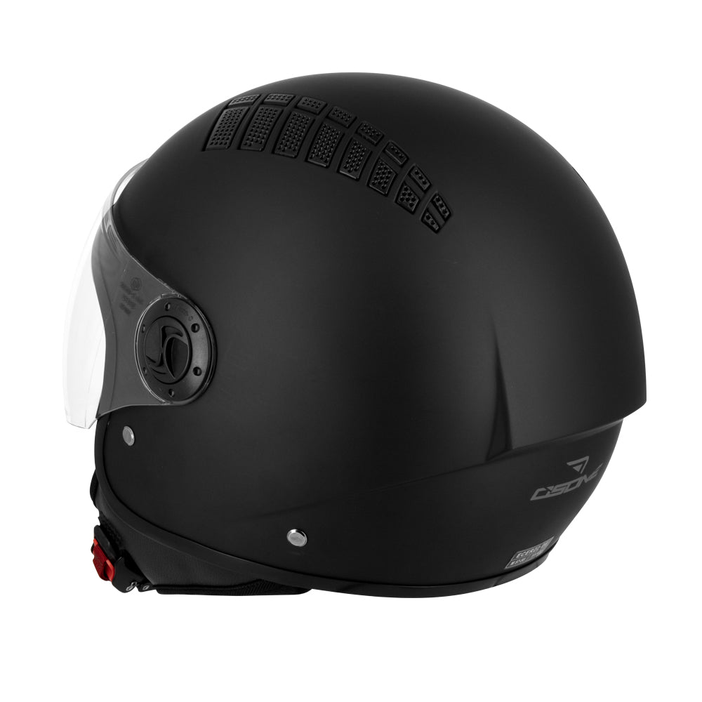 Casque Jet Noir Mat CITIZEN — Scooter & Moto | Homologué ECE R22 - 06 - LE PRATIQUE DU MOTARD