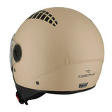 Casque Jet Beige Sable Mat CITIZEN — Homologué ECE R22 - 06 - LE PRATIQUE DU MOTARD