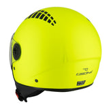 Casque Jet Jaune Fluo CITIZEN — Haute Visibilité | Homologué ECE R22 - 06 - LE PRATIQUE DU MOTARD