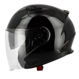 Casque moto jet - NOIR - LE PRATIQUE DU MOTARD