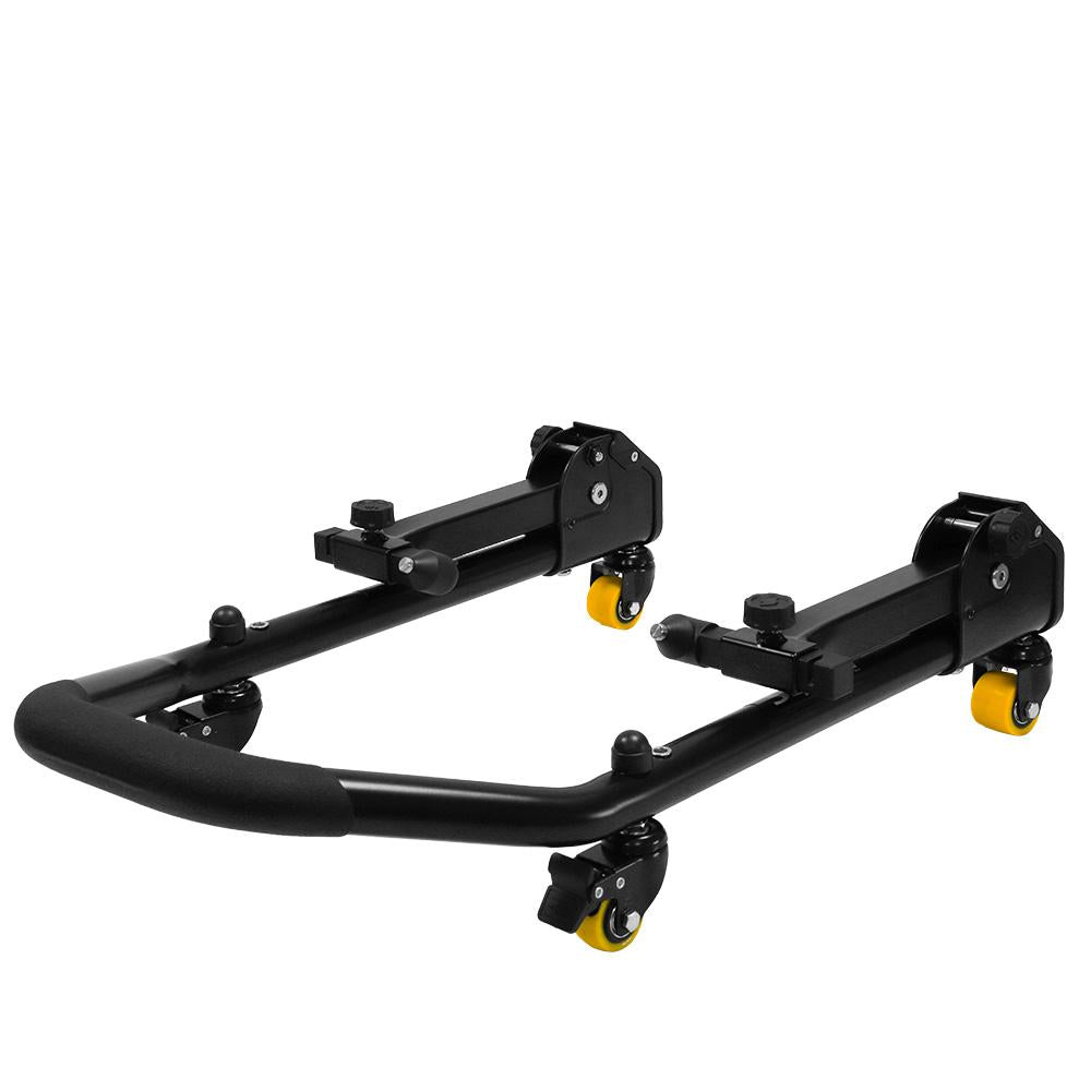 Bequille leve moto avant pliable a roulette | LEV118 - LE PRATIQUE DU MOTARD