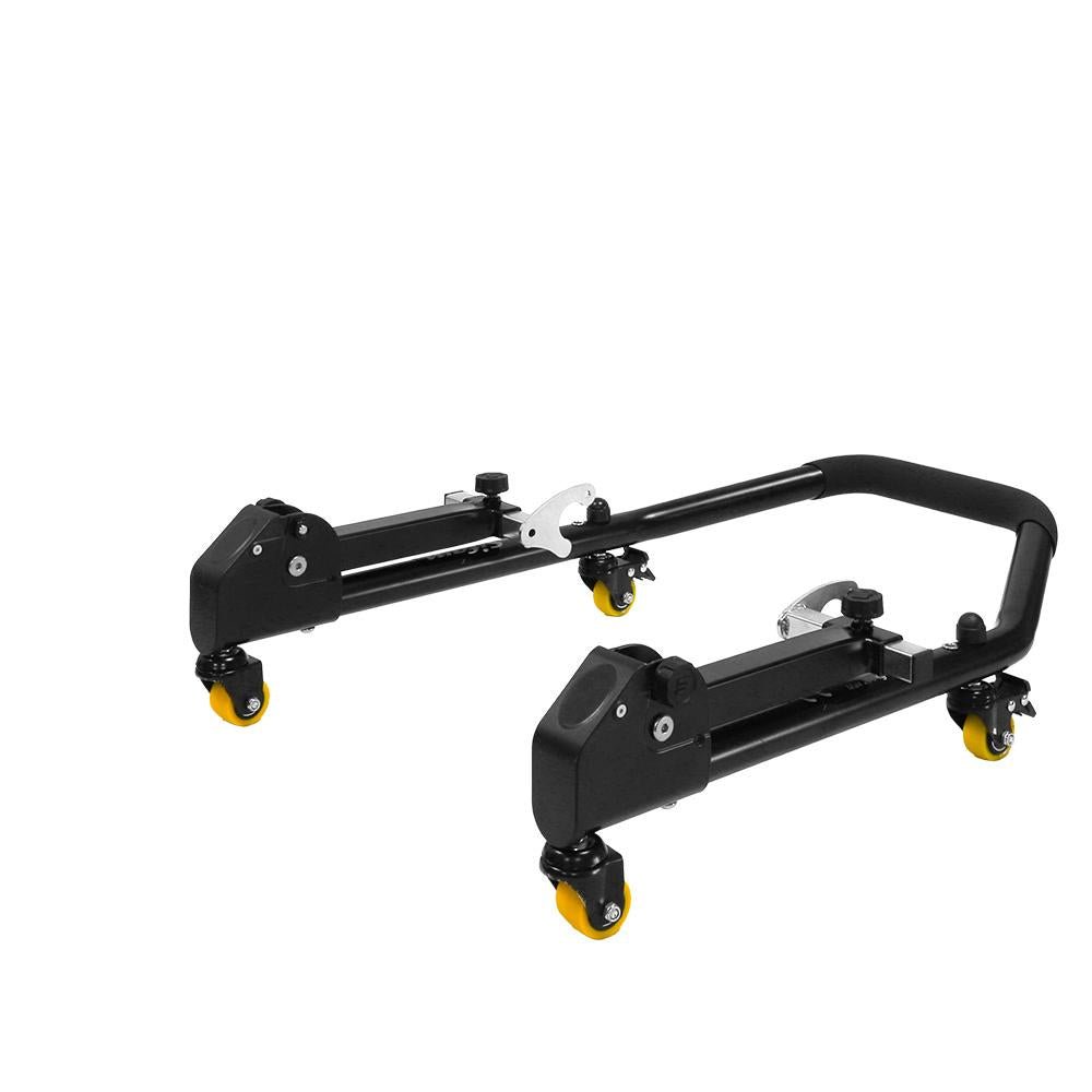 Béquille leve Moto Arrière Universelle Pliable avec Roulettes | LEV119 - LE PRATIQUE DU MOTARD