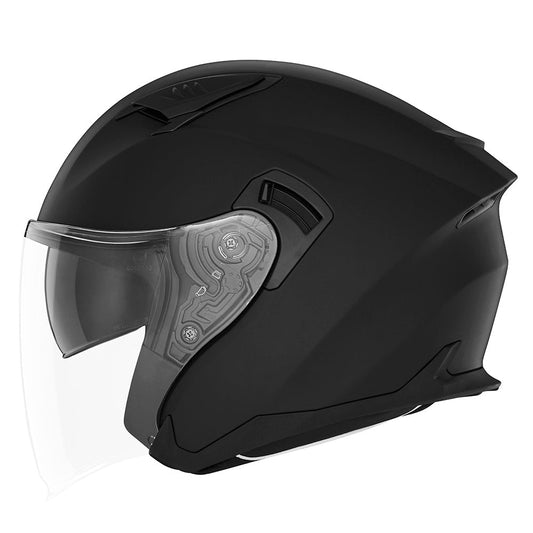 Casque Moto Jet N130 Noir Mat | NOX - LE PRATIQUE DU MOTARD