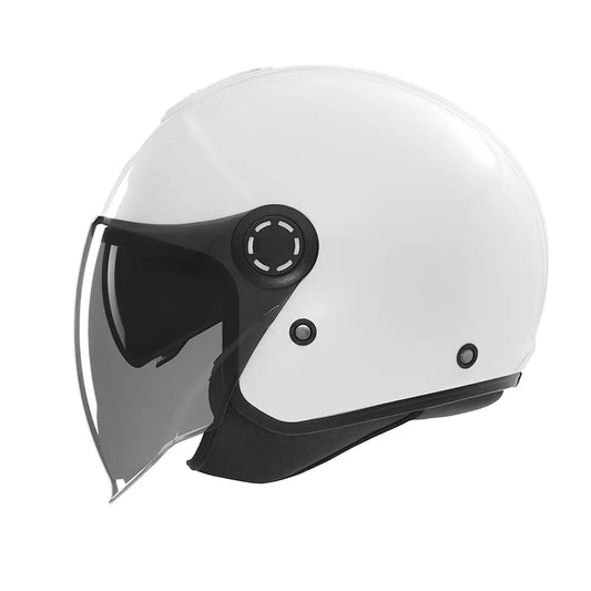 Casque Moto Jet N182 Blanc Perle | NOX - LE PRATIQUE DU MOTARD