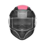 Casque Moto Intégral N402 Mentor Noir Rose | NOX - LE PRATIQUE DU MOTARD