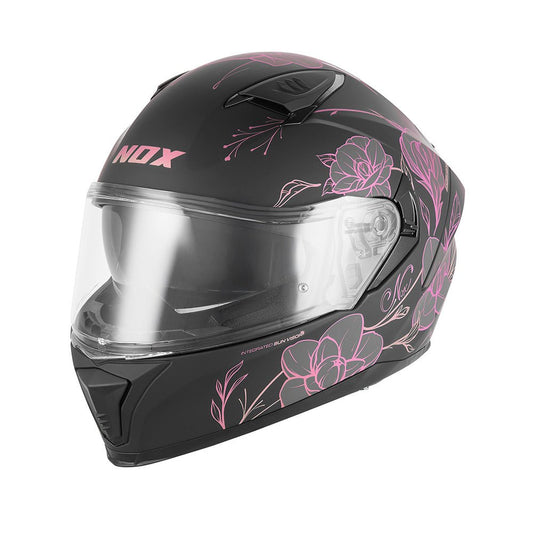 Casque Moto Intégral N402 Spring Rose | NOX - LE PRATIQUE DU MOTARD