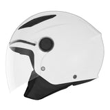 Casque Moto Jet N710 Blanc Perle | NOX - LE PRATIQUE DU MOTARD