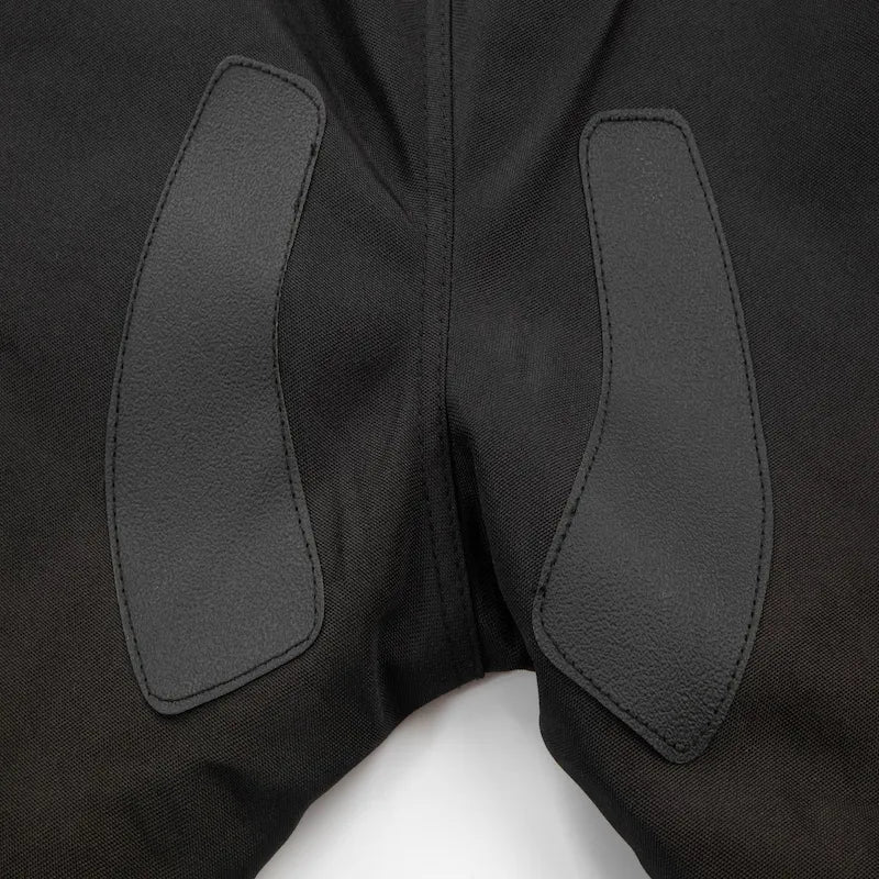 Surpantalon Moto Hiver coupe - vent et anti - pluie | All Road Pro™ - Noir /Beige - LE PRATIQUE DU MOTARD