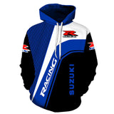 Sweat a capuche moto - Suzuki GSXR Racing - LE PRATIQUE DU MOTARD