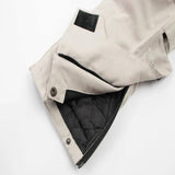 Surpantalon Moto Hiver coupe - vent et anti - pluie | All Road Pro™ - Noir /Beige - LE PRATIQUE DU MOTARD