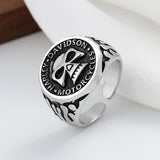 Biker ring 1% 1st (Silver)